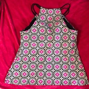 SWIMSUIT TANKINI MULTI-COLORED 36 BUST